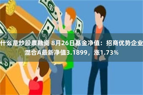 什么是炒股票融资 8月26日基金净值：招商优势企业混合A