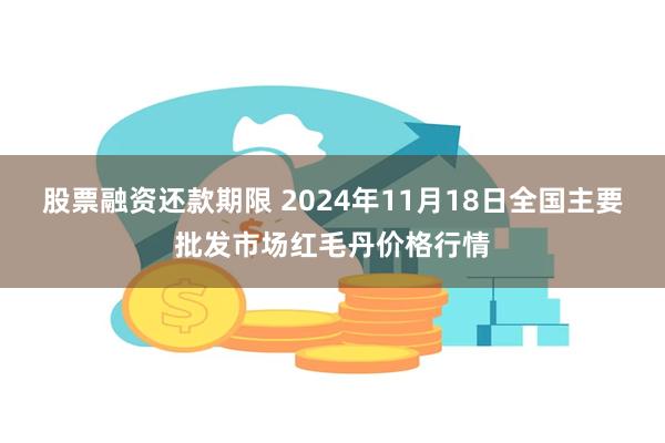 股票融资还款期限 2024年11月18日全国主要批发市场红毛